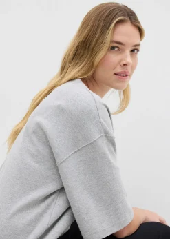 Sale Camiseta holgada de algodón orgánico puro y pesado Mujer Básicos|Camisetas