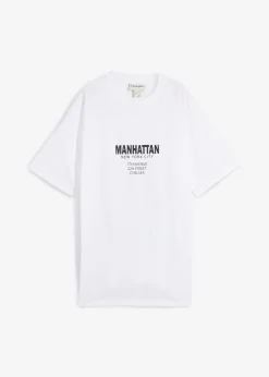 Sale Camiseta holgada de algodón orgánico puro Mujer Camisetas