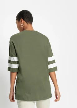 Camiseta holgada de algodón orgánico puro Mujer Camisetas