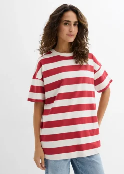 Outlet Camiseta holgada de algodón orgánico puro Mujer Básicos|Camisetas