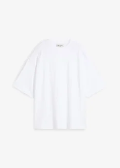 New Camiseta holgada de algodón orgánico puro y pesado Mujer Básicos|Camisetas