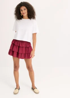 Sale Camiseta holgada de algodón orgánico puro Mujer Camisetas