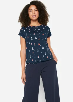 Best Camiseta holgada de manga corta Mujer Camisetas