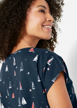 Best Camiseta holgada de manga corta Mujer Camisetas