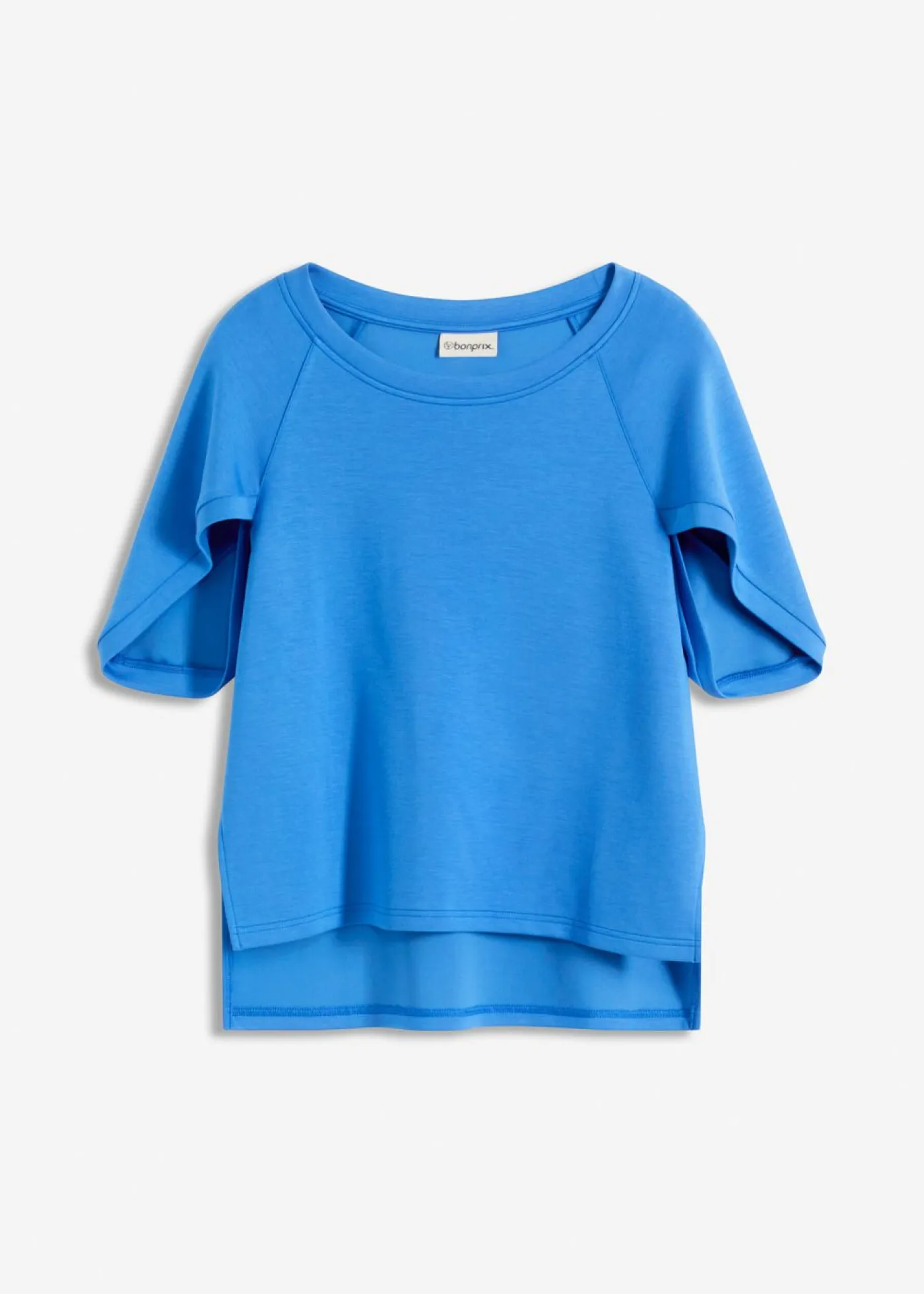 New Camiseta holgada de mezcla de viscosa fluida Mujer Esenciales|Camisetas