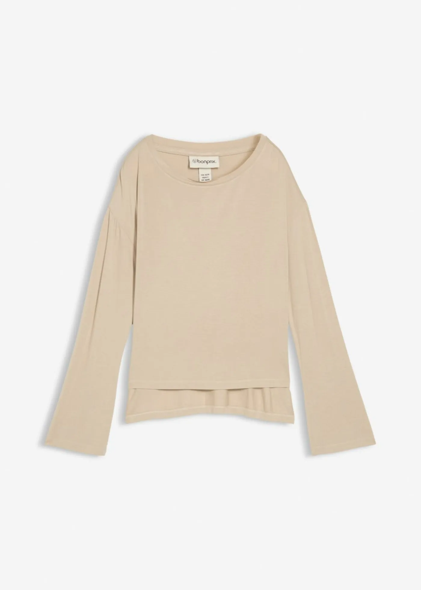 Online Camiseta holgada de mezcla fluida de viscosa y elastano Mujer Camisetas