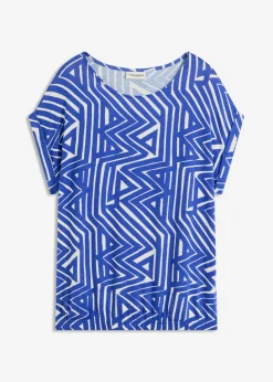 Best Camiseta holgada de mezcla de viscosa fluida Mujer Camisetas