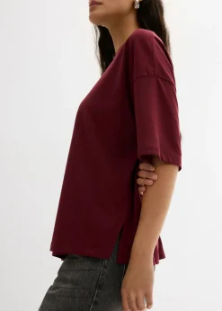 Discount Camiseta holgada de mezcla de algodón Mujer Esenciales|Camisetas