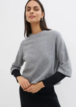 Best Camiseta holgada de punto Mujer Esenciales|Camisetas