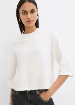 Best Camiseta holgada de punto Mujer Esenciales|Camisetas