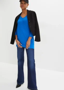 Discount Camiseta holgada de viscosa fluida Mujer Camisetas|Novedades