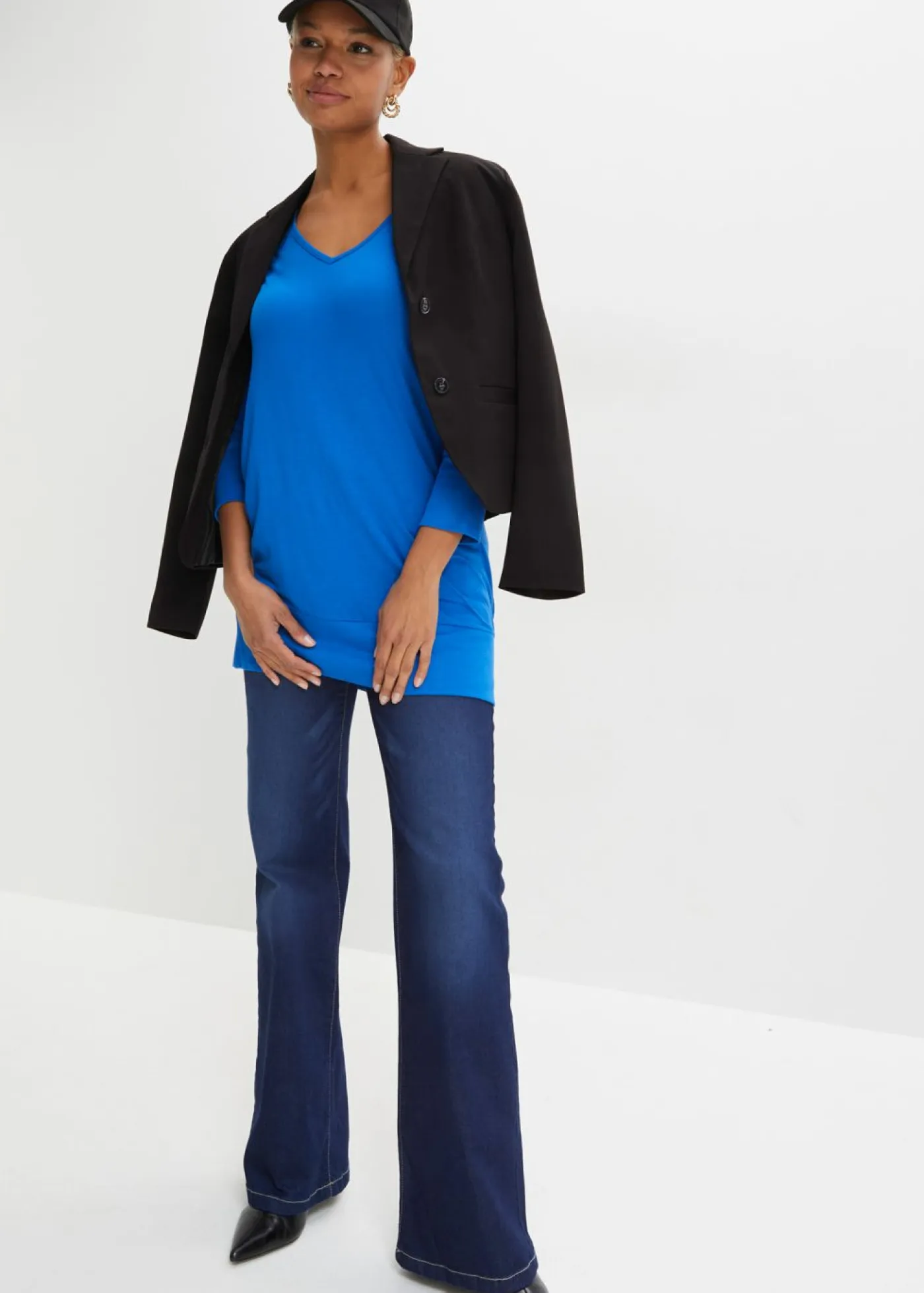 Discount Camiseta holgada de viscosa fluida Mujer Camisetas|Novedades
