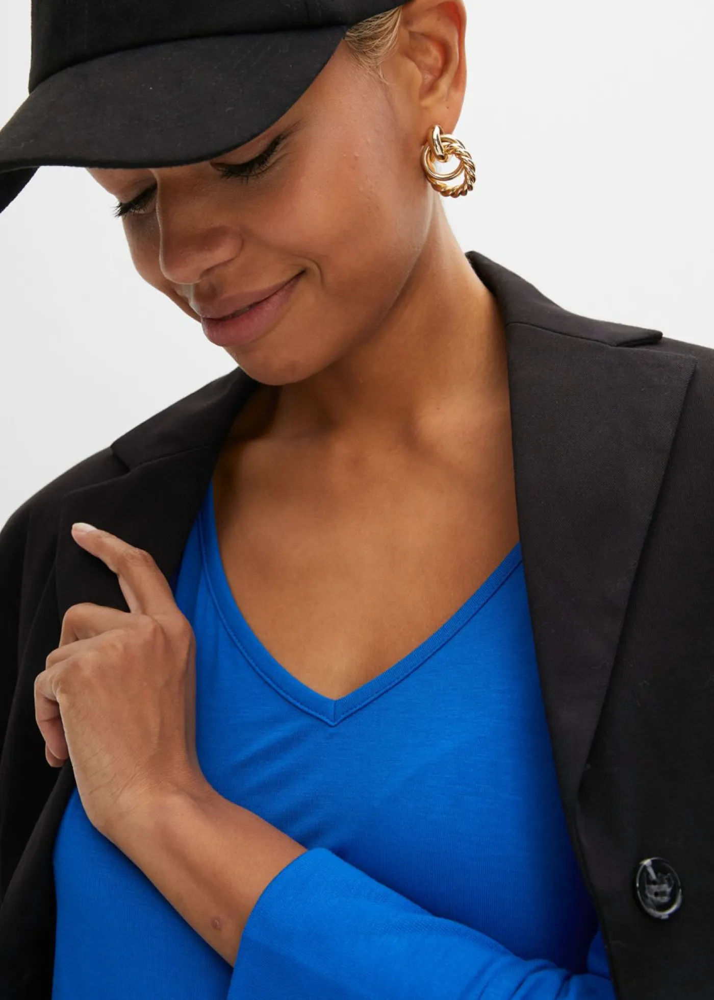 Discount Camiseta holgada de viscosa fluida Mujer Camisetas|Novedades