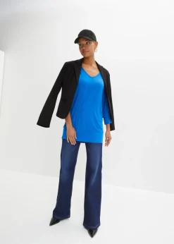 Discount Camiseta holgada de viscosa fluida Mujer Camisetas|Novedades