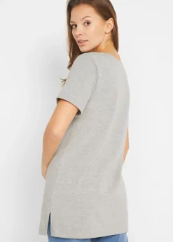 Sale Camiseta larga con escote en V (2 unidades) Mujer Básicos|Camisetas