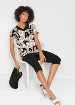 Outlet Camiseta larga con manga corta Mujer Camisetas
