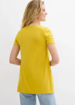 Sale Camiseta larga con viscosa Mujer Camisetas