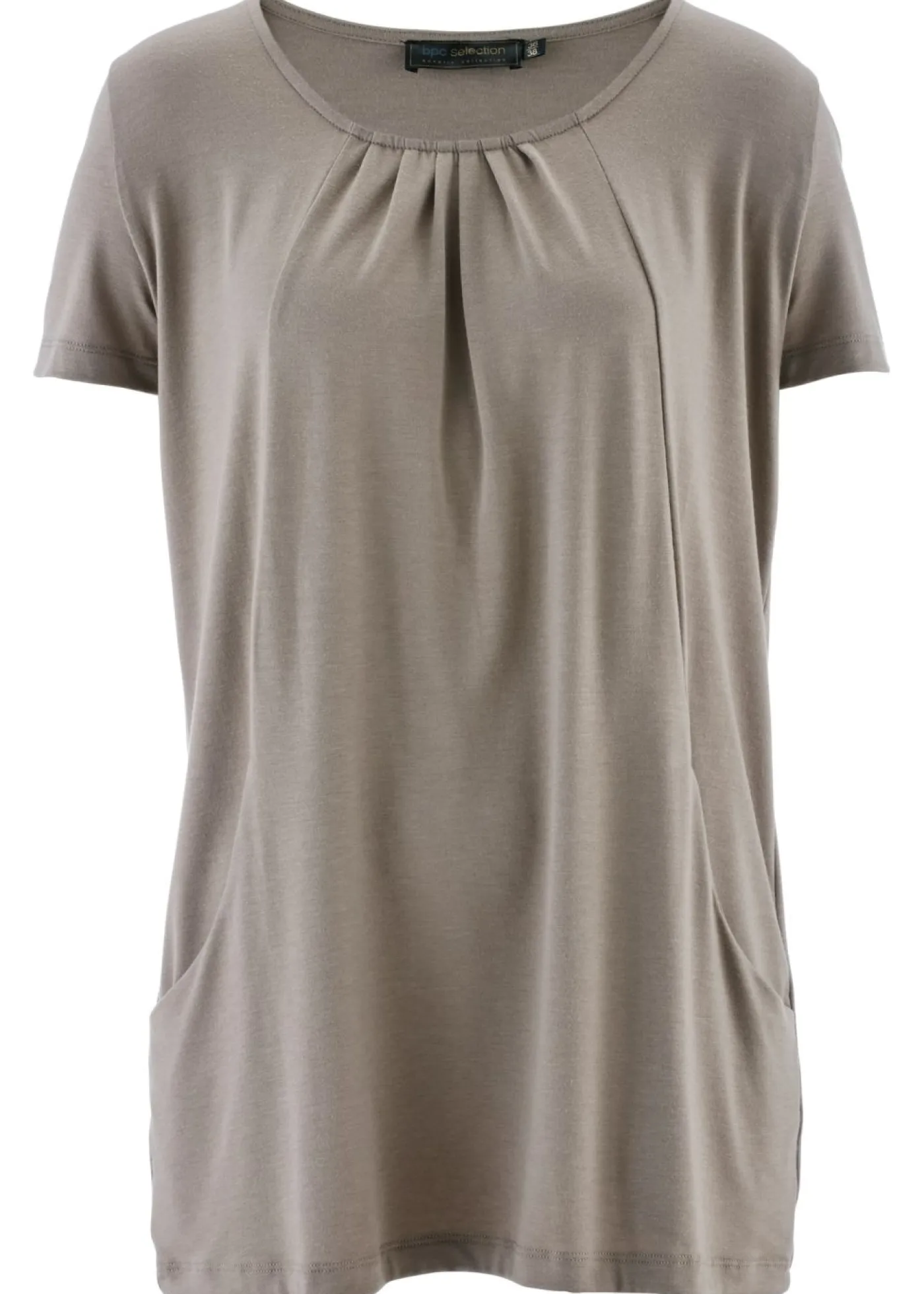Outlet Camiseta larga con viscosa Mujer Camisetas
