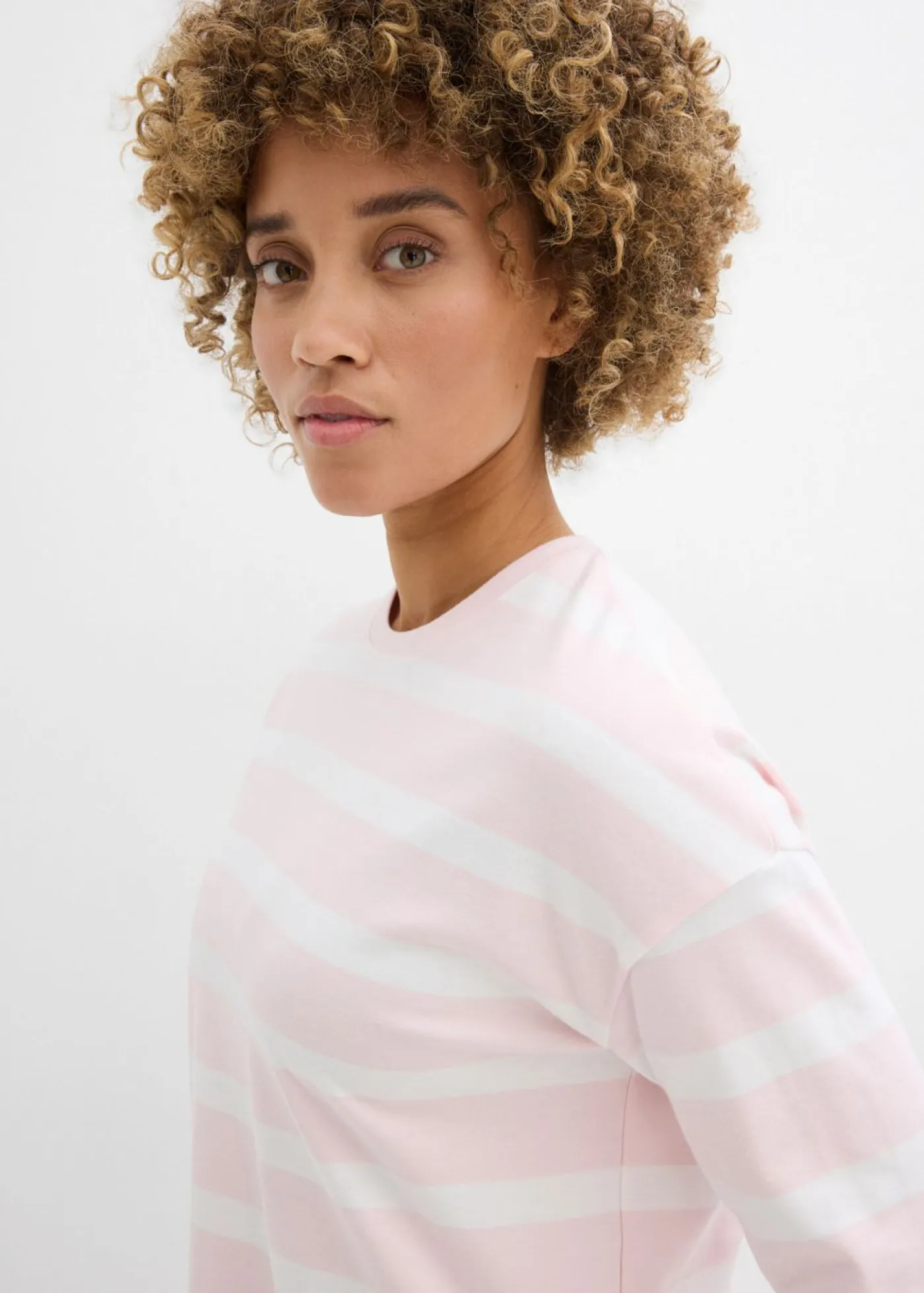 Best Camiseta larga de algodón orgánico pesado Mujer Camisetas|Novedades