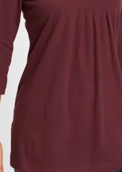 Clearance Camiseta larga de algodón puro Mujer Camisetas