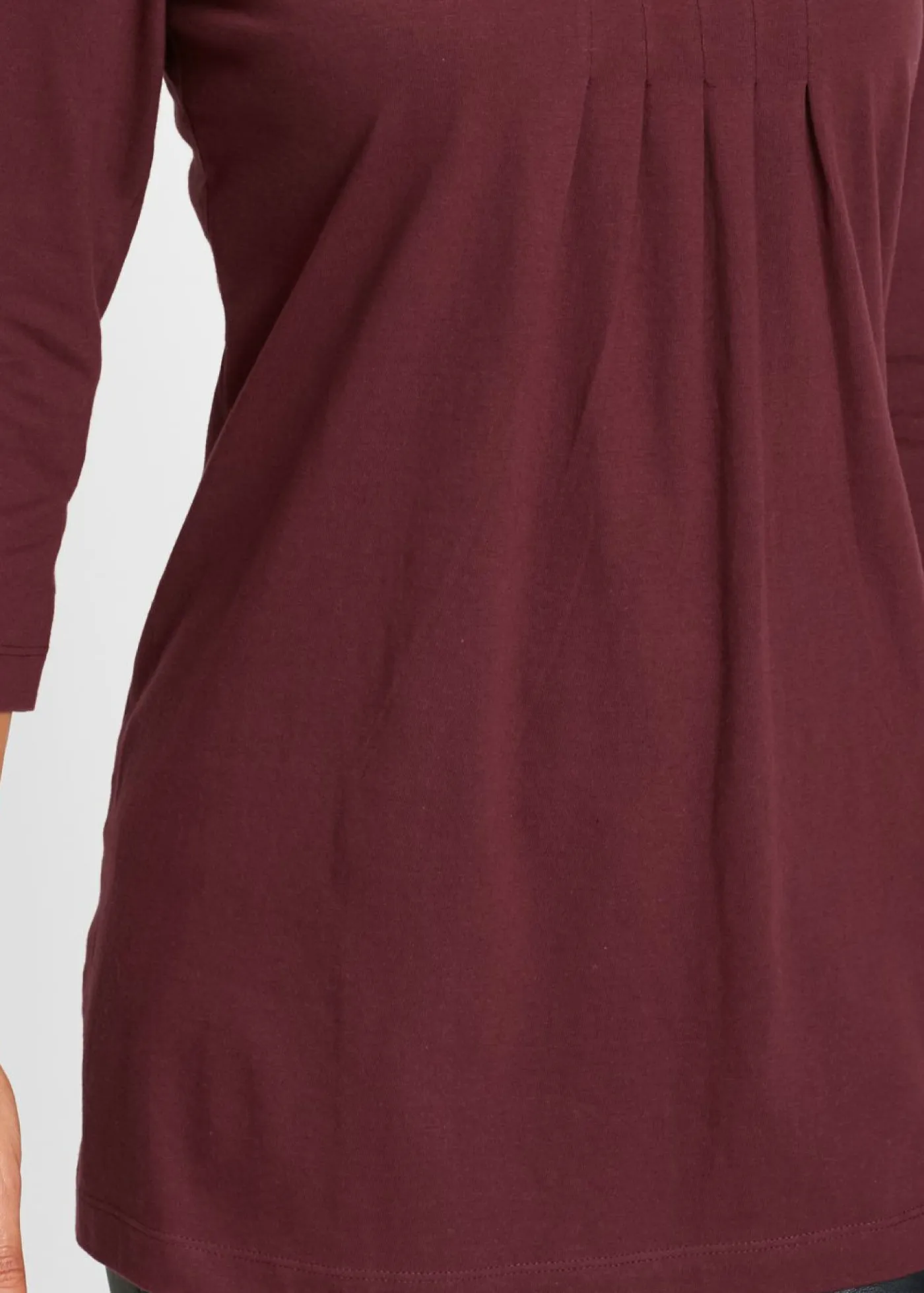 Clearance Camiseta larga de algodón puro Mujer Camisetas