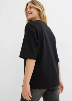Online Camiseta larga de interlock Mujer Conjuntos De Ropa|Camisetas