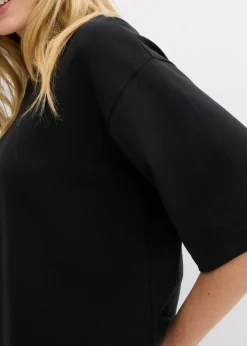 Online Camiseta larga de interlock Mujer Conjuntos De Ropa|Camisetas