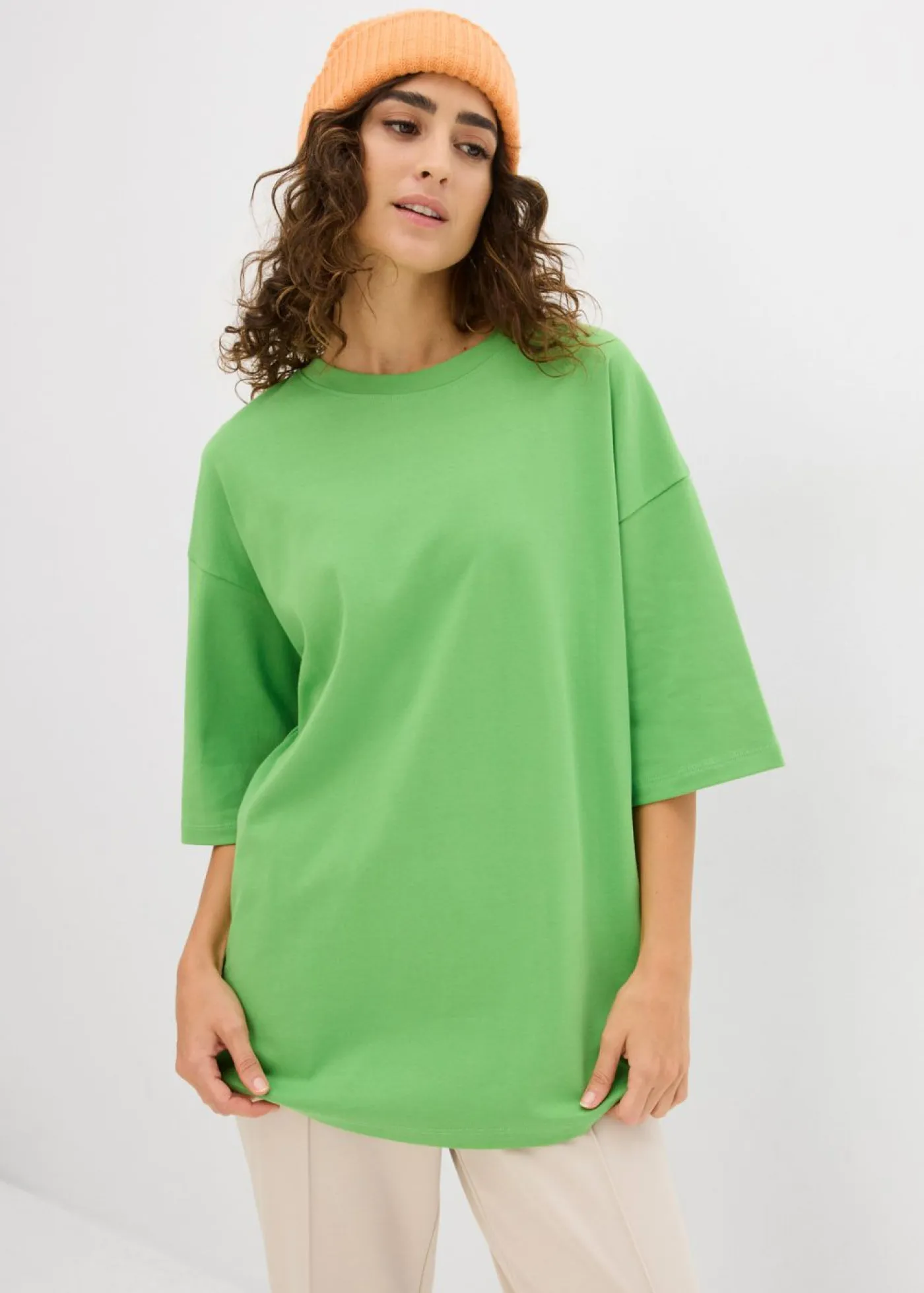 Online Camiseta larga de interlock Mujer Conjuntos De Ropa|Camisetas