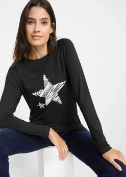 Sale Camiseta larga de manga larga Mujer Camisetas