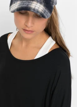 Best Camiseta larga de mezcla de viscosa Mujer Camisetas