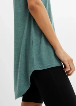 Discount Camiseta larga de mezcla de viscosa Mujer Camisetas