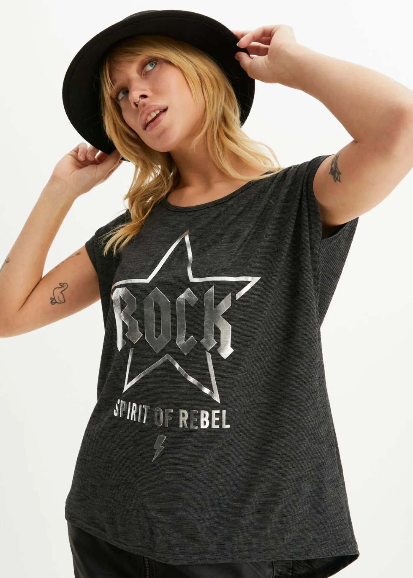 New Camiseta larga de suave mezcla de viscosa Mujer Camisetas