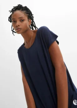 Best Camiseta larga de suave mezcla de viscosa Mujer Camisetas