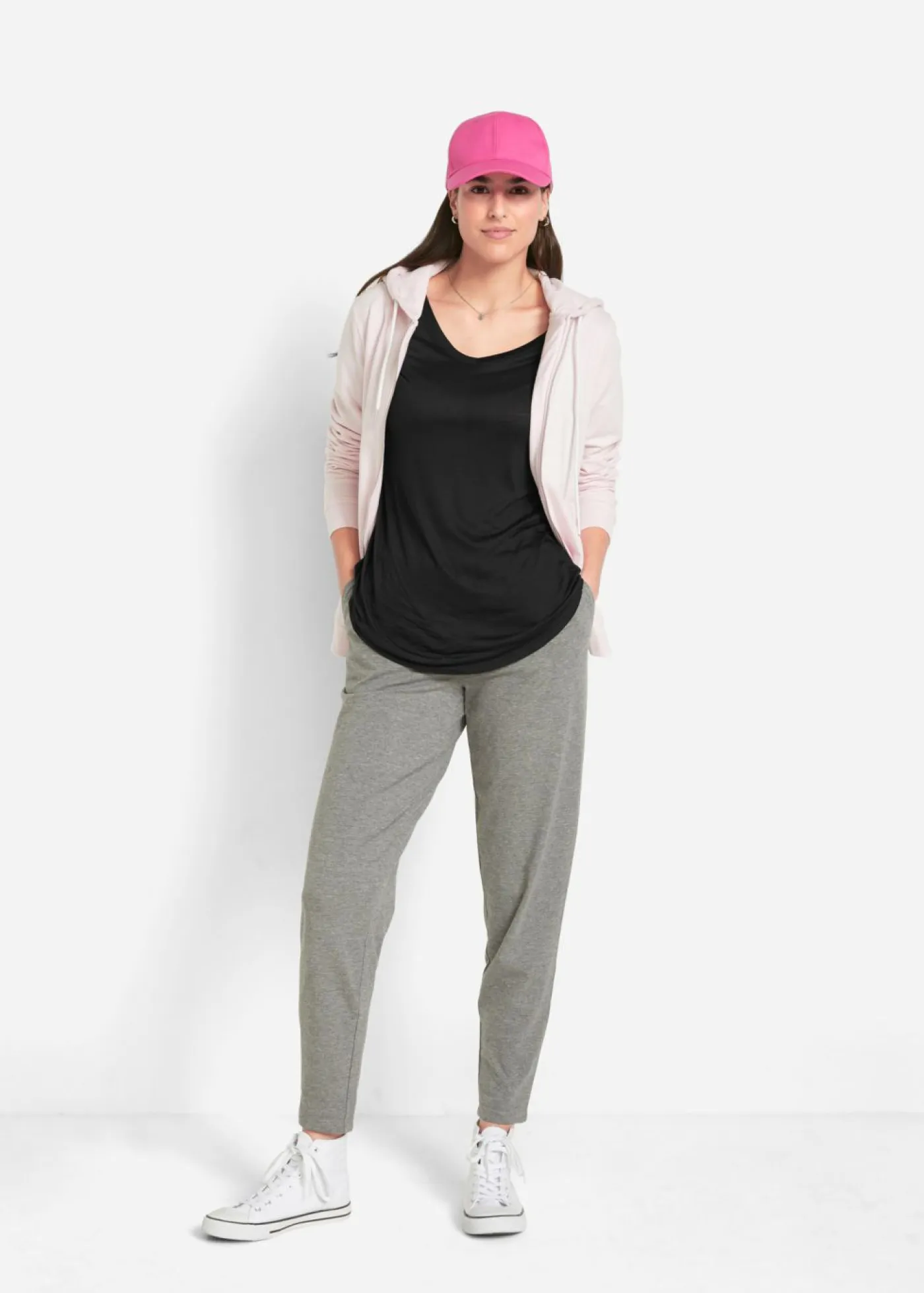 Clearance Camiseta larga de viscosa suave (2 unidades) Mujer Básicos|Camisetas