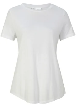 Best Camiseta larga de viscosa suave Mujer Básicos|Camisetas