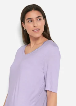 Best Camiseta larga de viscosa suave (2 unidades) Mujer Básicos|Camisetas