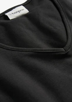 Clearance Camiseta larga favorecedora Mujer Básicos|Camisetas