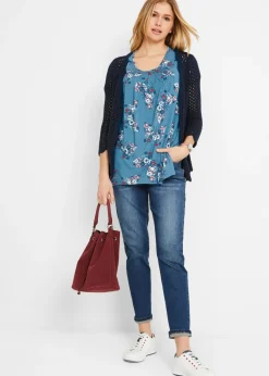 Camiseta larga irregular Mujer Camisetas