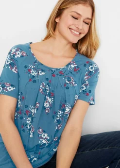 Camiseta larga irregular Mujer Camisetas