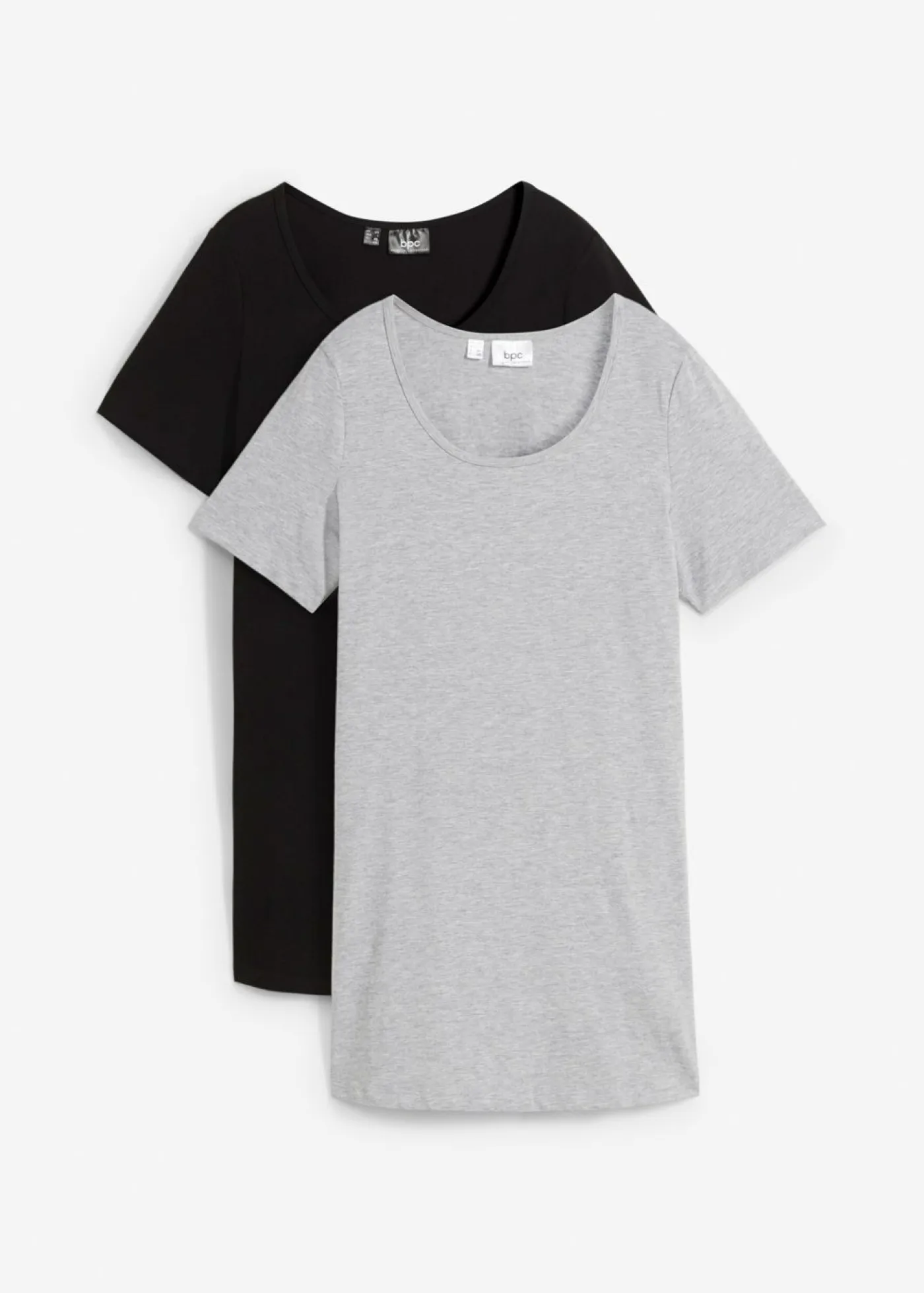 New Camiseta larga (2 unidades) Mujer Básicos|Camisetas