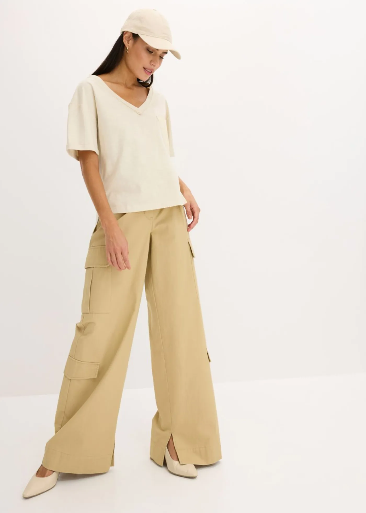 New Camiseta oversize de algodón puro Mujer Camisetas|Novedades
