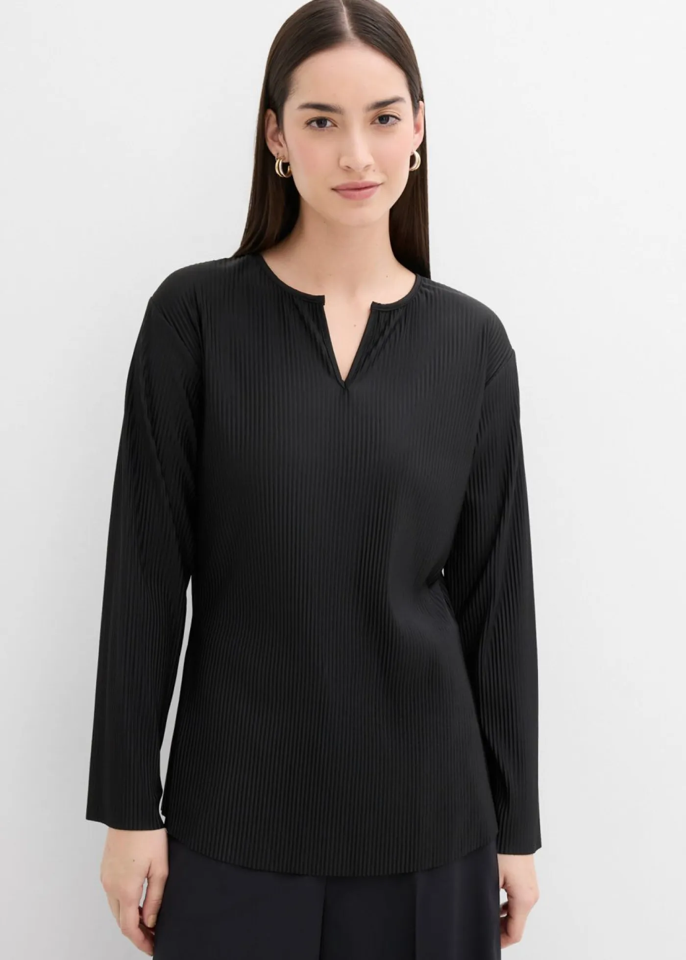 Clearance Camiseta plisada Mujer Esenciales|Camisetas