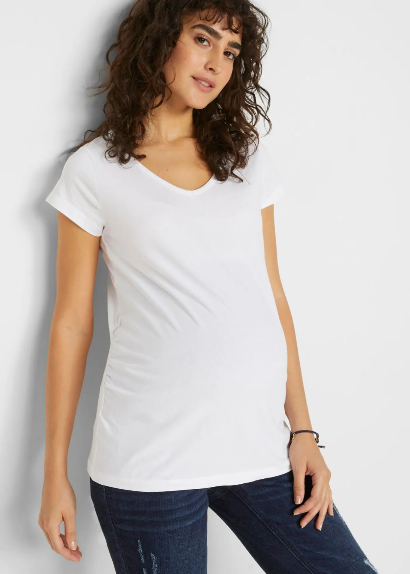 New Camiseta premamá básica de algodón orgánico (2 unidades) Mujer Premamá