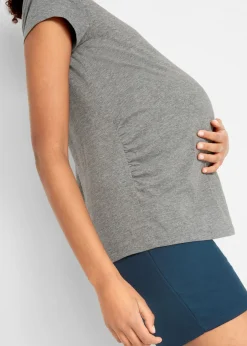 Outlet Camiseta premamá básica de algodón orgánico (2 unidades) Mujer Premamá