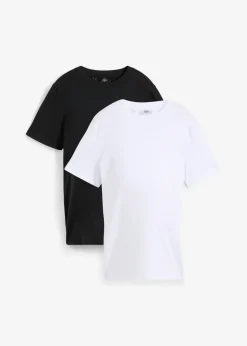 Hot Camiseta premamá de algodón orgánico (2 unidades) Mujer Premamá