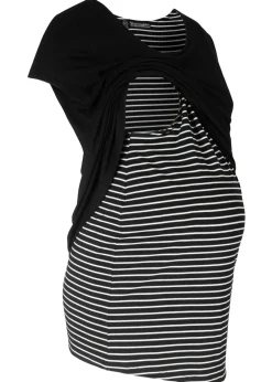 Online Camiseta premamá y de lactancia 2 en 1 de viscosa Mujer Premamá