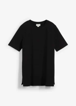 Best Camiseta premamá y de lactancia 2 en 1 de algodón orgánico con aberturas laterales Mujer Premamá