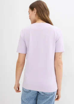 Hot Camiseta premamá y de lactancia 2 en 1 de algodón orgánico Mujer Premamá