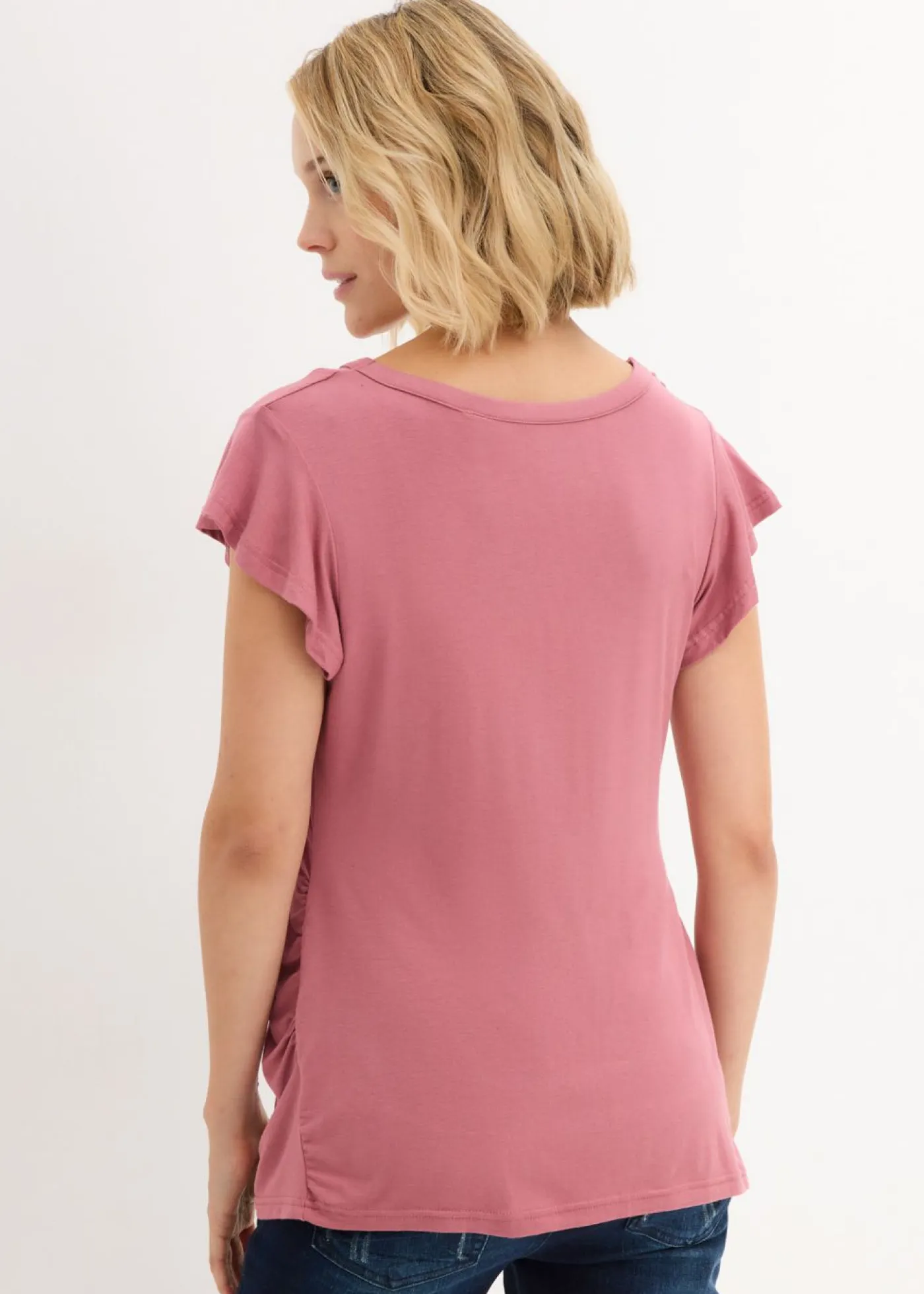 Discount Camiseta premamá/de lactancia con viscosa sostenible Mujer Premamá