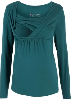 Best Camiseta premamá/de lactancia 2 en 1 Mujer Premamá
